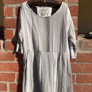 Ace&Jig Oatmeal Dress, Size L, Two Pockets